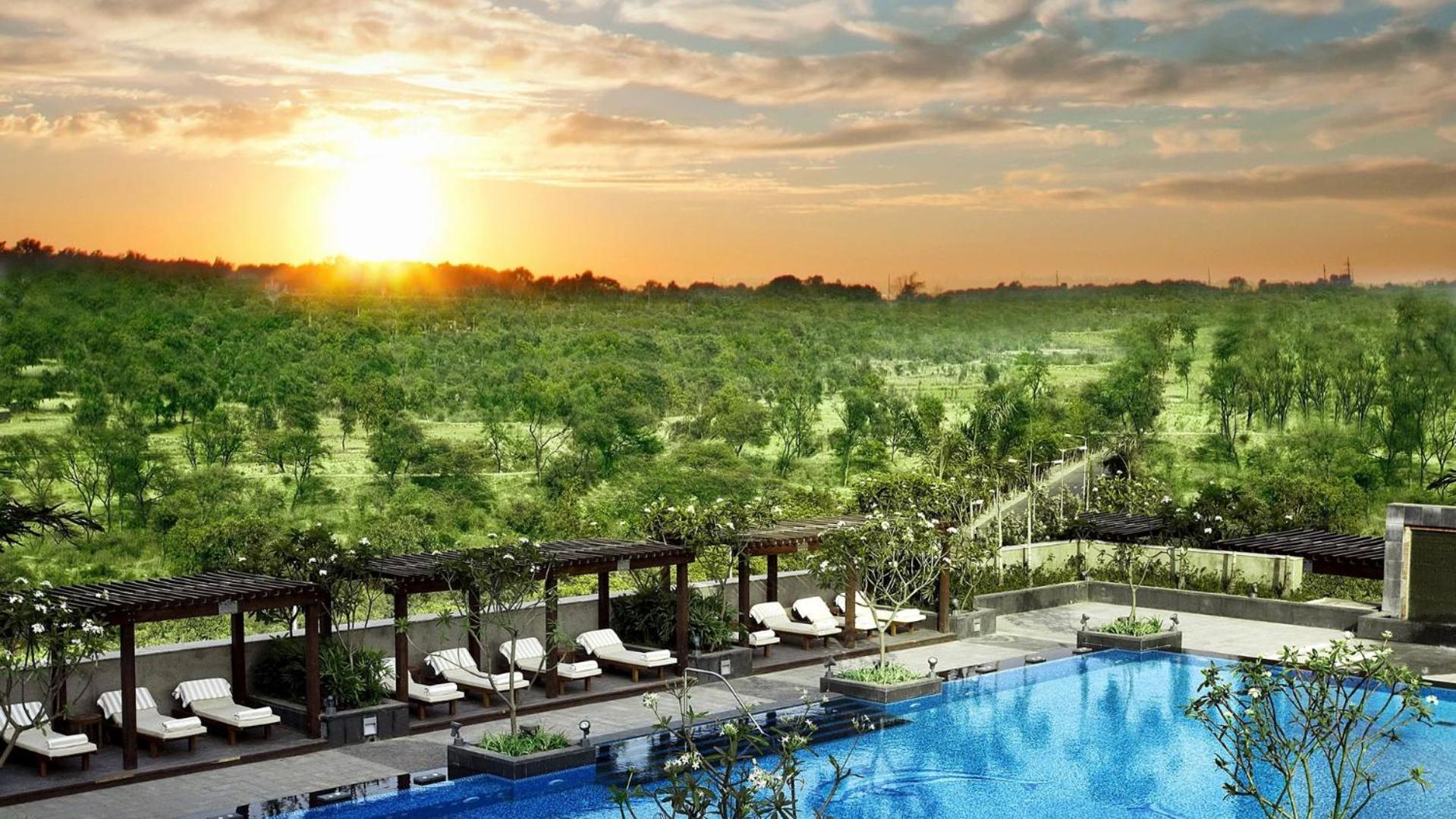 The Leela Ambience Gurugram Hotel & Residences - The Luxury Urban Sanctuary Gurgaon Eksteriør bilde